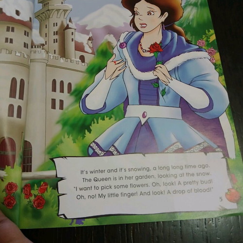 Snow White and the 7 Dwarfs children's book used, Greek