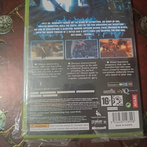 Bullet Witch Xbox 360 game, sealed