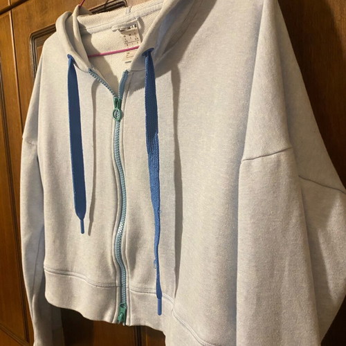 Adidas sports jacket turquoise like new, size S