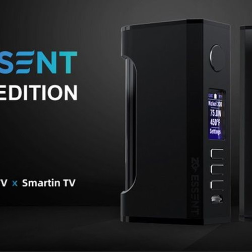 Essent DNA75c Box Mod by ZQ Vapor like new, full black