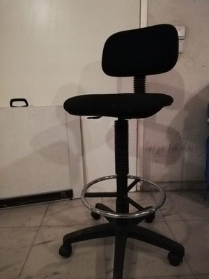 Drafting set used with base and drafting chair
