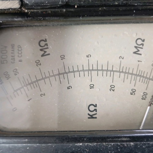 Megaohmmeter M1101 used, made in 1959 USSR