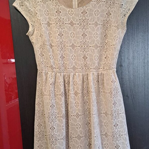 Badila dress like new, beige lace, size M