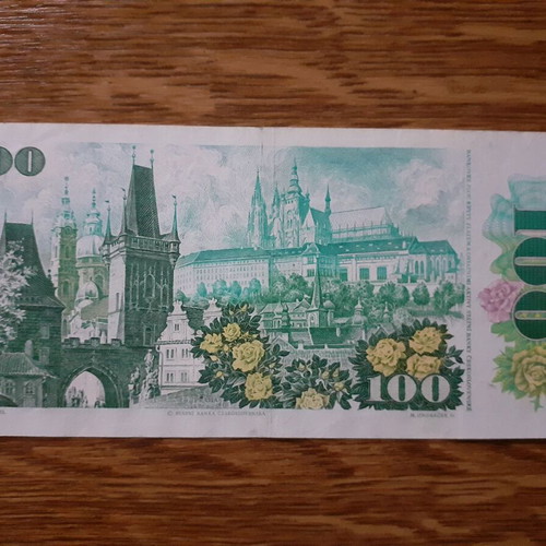 Czechoslovakia 100 Korun 1989 banknote like new