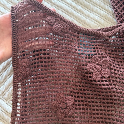 H&M knitted set, brown, beach or everyday wear