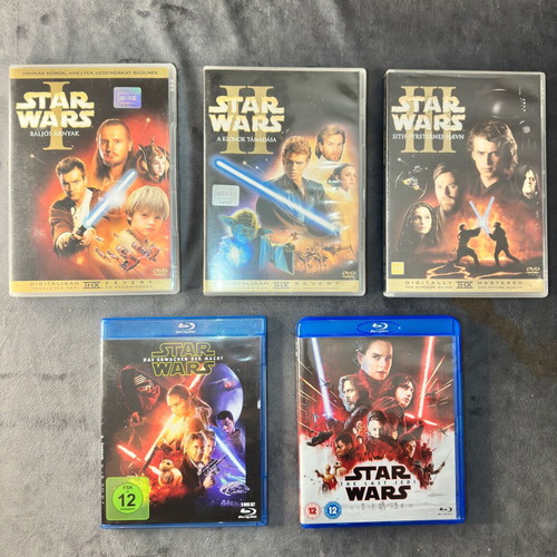 Star Wars DVD & Blu-ray Collection like new with subtitles