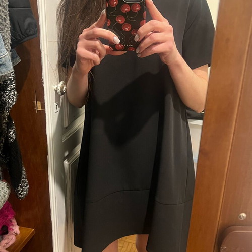 Women's black dress one size like new