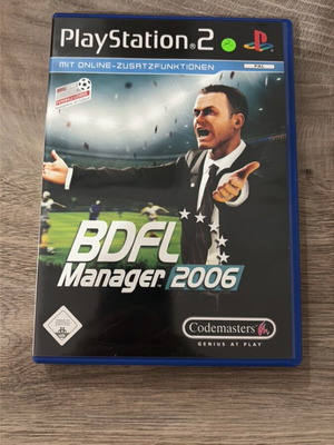 Bdfl Manager 2006 used for PlayStation 2 fully functional