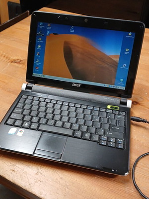 Acer Aspire One KAV10 mini laptop μεταχειρισμένο με Windows XP