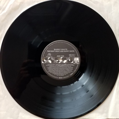 Barry White The Right Night & Barry White vinyl LP