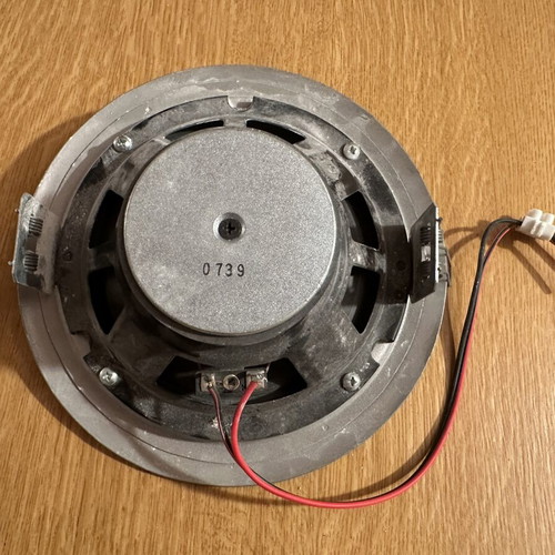 Ceiling speakers set of 2, round recessed design