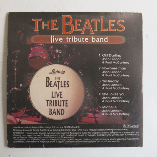 The Beatles Live Tribute Band CD 3 used, rock