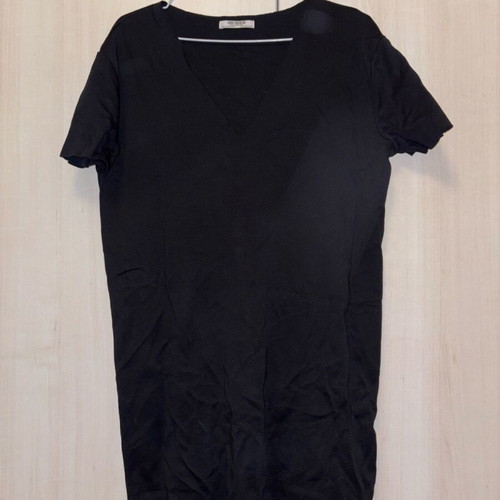 Short-sleeve mako dress like new, black, size S