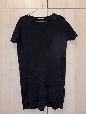 Short-sleeve mako dress like new, black, size S