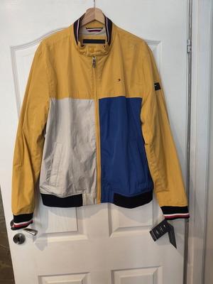 Tommy Hilfiger Men's Windproof Waterproof Jacket Size L New