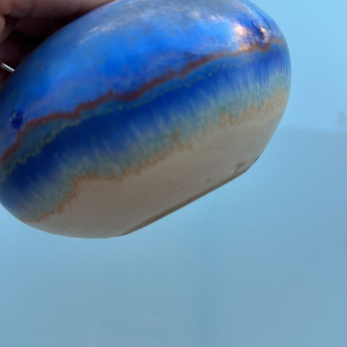 Ceramic vase used, diameter 13, height 6