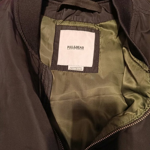 Pull and Bear men's jacket Large black like new