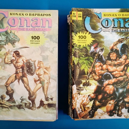 Conan comics used, bundle issues 32,50,52,57,60,64 etc.