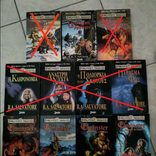 Forgotten Realms books used, Greek edition