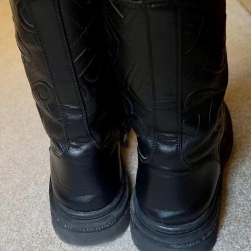 Laura Biagiotti black boots like new, size 37