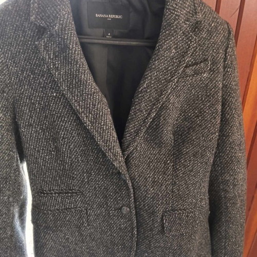 Banana Republic women's wool jacket like new, gray