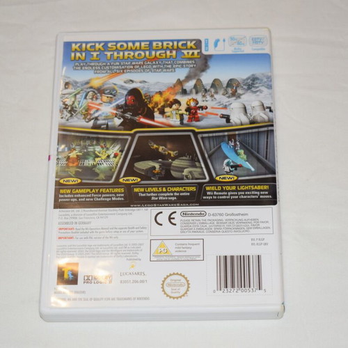 Lego Star Wars The Complete Saga Nintendo Wii game used