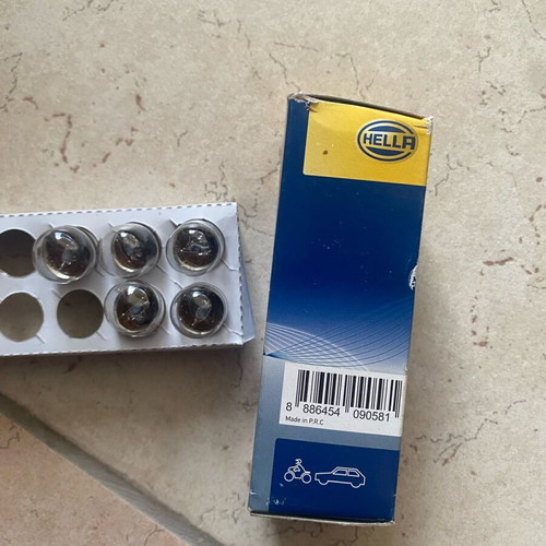 R5W Hella Lamp 12V 5W Set of 5 New