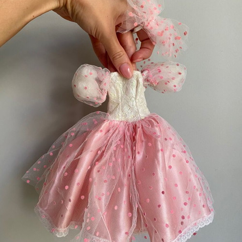 Bibi-Bo Doll Fairytale Beauty Dress and Head Accessory used vintage set