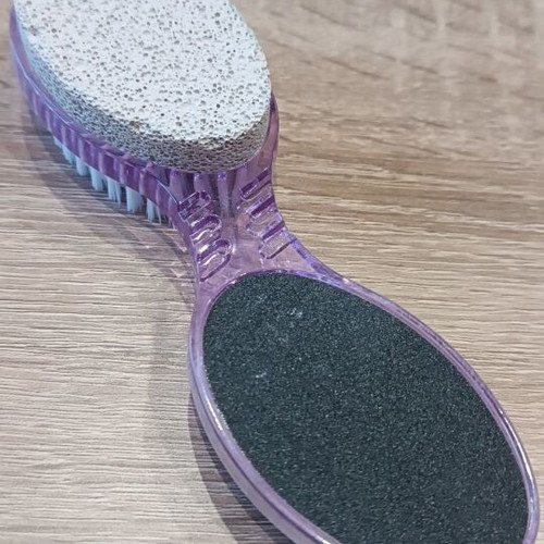 Pumice stone and foot brush new with hanging cord
