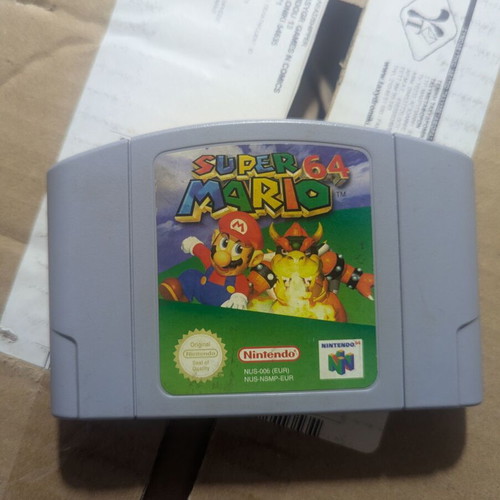 Nintendo Super Mario 64 cartridge used for Nintendo 64