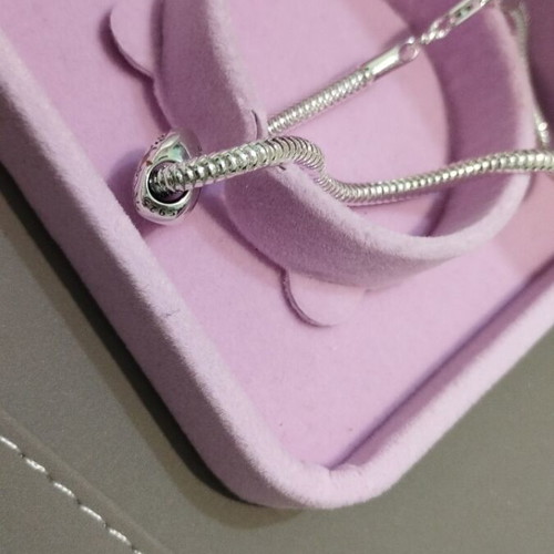 Silver bracelet with family heart and s925 mark new