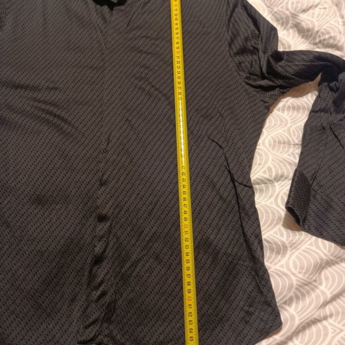 Emporio Armani shirt like new, size Large, black/grey