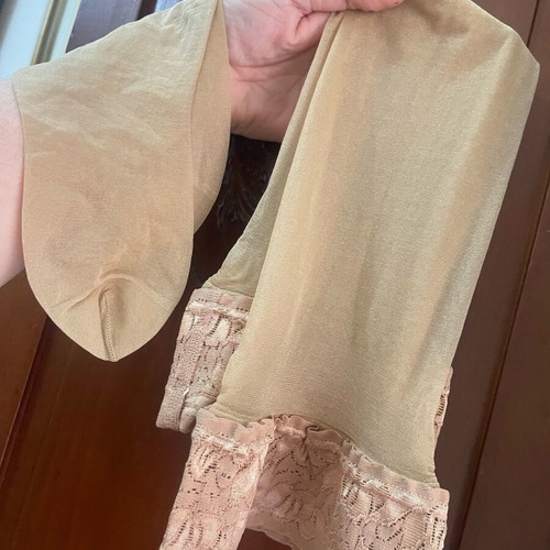 Vintage socks with lace one size new
