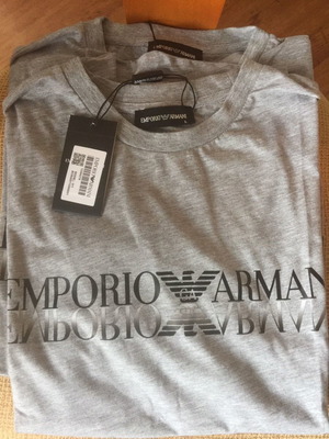 Armani тениска нова, сив, размер XL