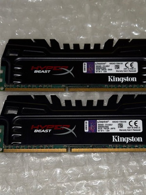 Ram Kingston HyperX Beast DDR3 μοντέλο KHX24C11T3K4/16X 2x4GB 2400MHz