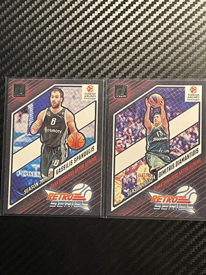 Κάρτες Spanoulis-Diamantidis Retro Series σαν καινούργιες