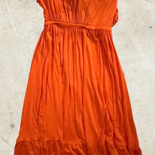 Mini strapless dress orange new Catwalk, one size