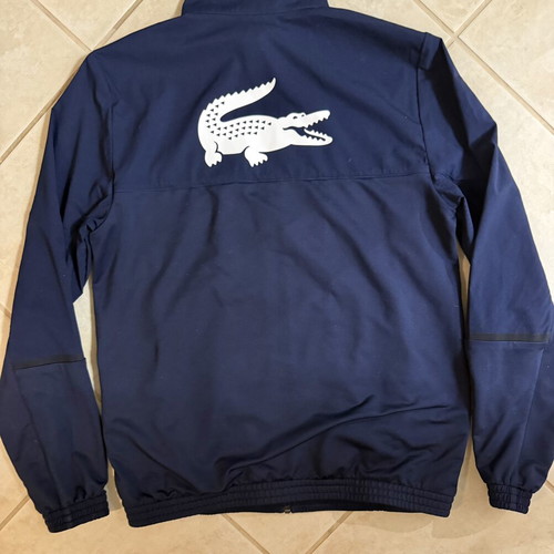 Lacoste jacket like new, dark blue, size small