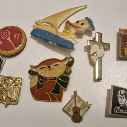 Vintage Soviet pins used