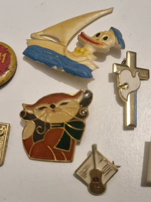 Vintage Soviet pins used