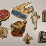 Vintage Soviet pins used