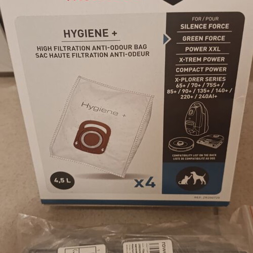 Rowenta Vacuum Bags and Motor Filter new, sealed