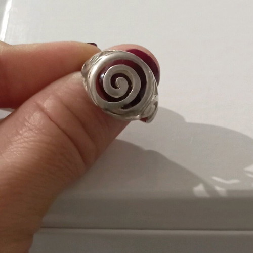 Silver 925 ring new with hallmark size 56-57