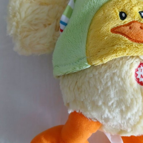 Stuffed duck 35 cm washed without sound like new