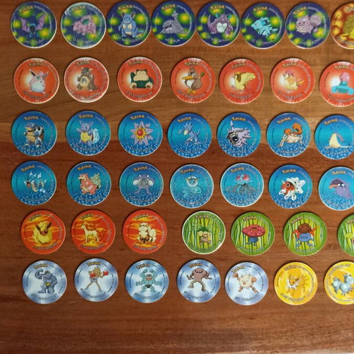 Pokemon Tazo Set 24 Pieces Nintendo Like New