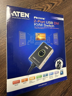 Aten CS682 2-port USB 2.0 DVI KVM switch καινούργιο