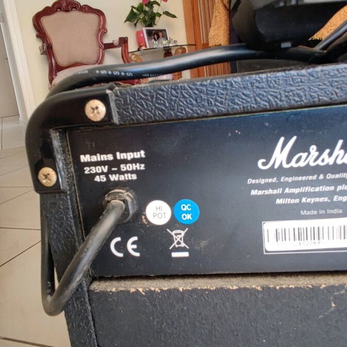 Marshall MG15GFX amplifier used, MG Gold series