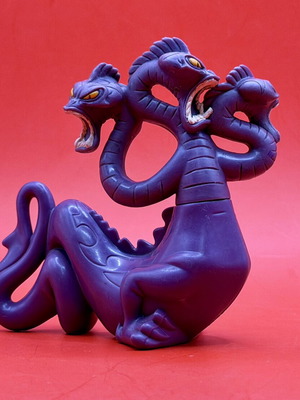 Disney Hercules Hydra figure used, McDonald’s Happy Meal toy