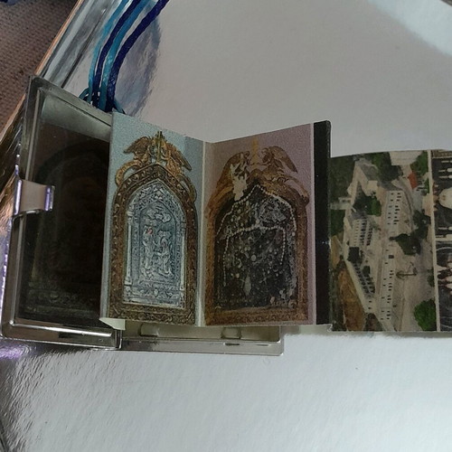 Metal talisman used, 12cm