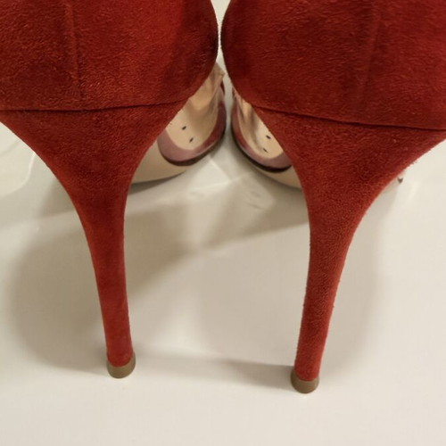 Gianvito Rossi red high heels like new, size 40